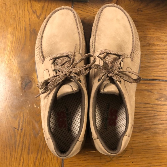SAS Shoes Mens Sas Bout Time Shoes In Oak Color New In Box Size 1
